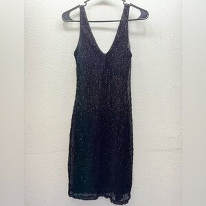 Ralph Lauren black sequin dress